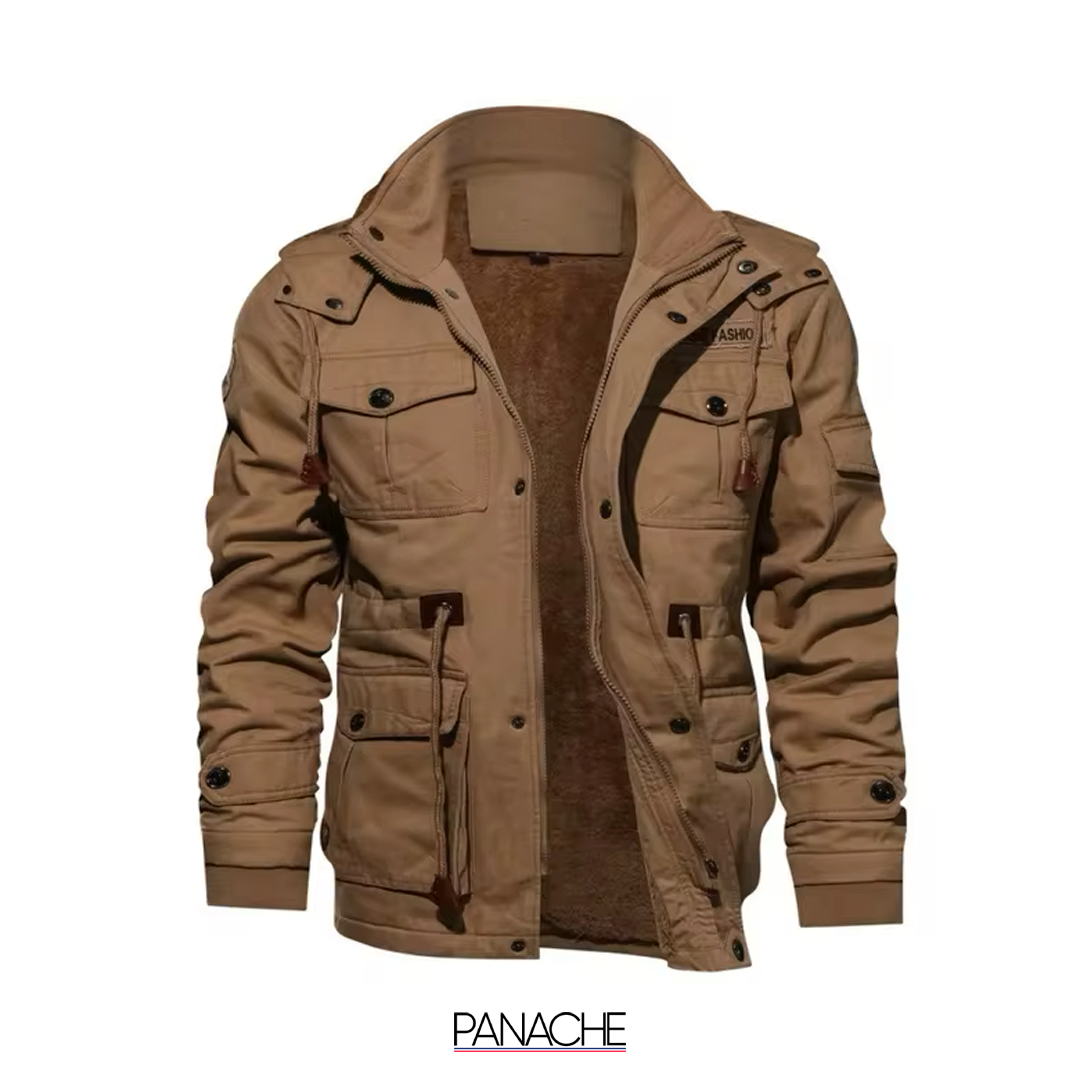 OFFRE DE NOËL - VESTE MILITAIRE EN COTON + MONTRE POEDAGAR 911