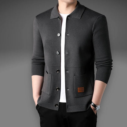 BrookfieldClassic Men's Knit Cardigan